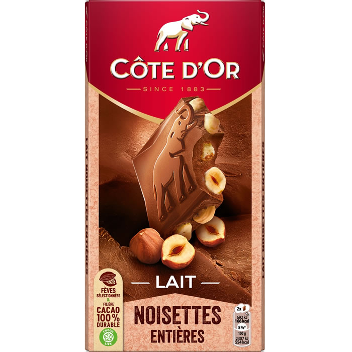 Tablette de chocolat Côte d'Or Dessert 58-32 mcx