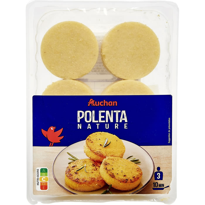 AUCHAN Polenta nature à poêler