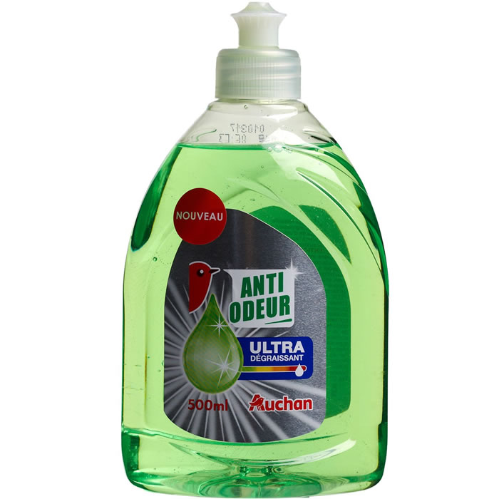 AUCHAN Liquide vaisselle anti-odeur
