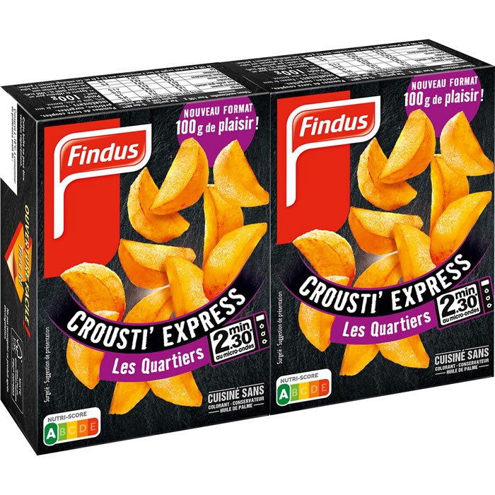 FINDUS Crousti 'Express Potatoes micro-ondes