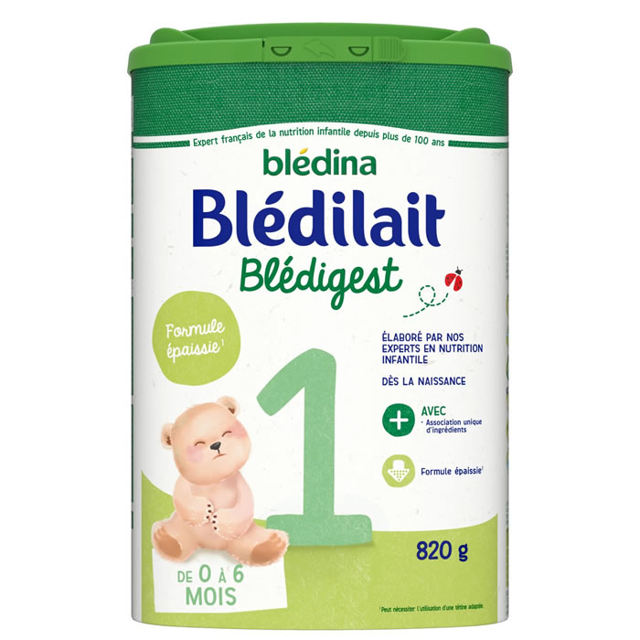 BLEDINA Blédilait Lait 1er âge en poudre 0/6 mois