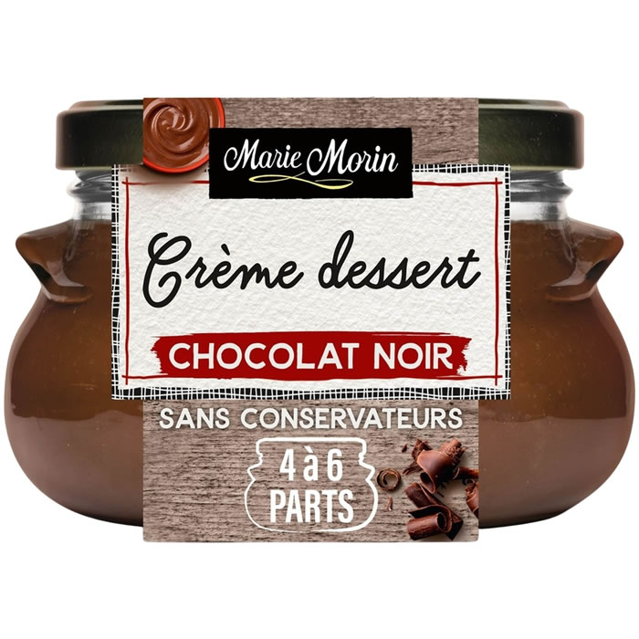 MARIE MORIN Crème dessert au chocolat noir