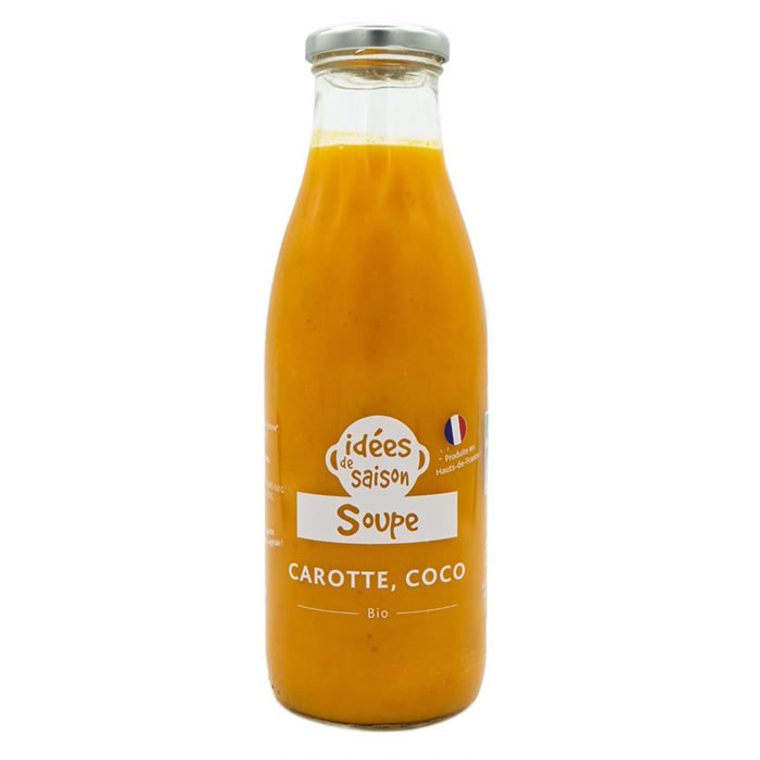 IDEES DE SAISON Soupe carotte coco bio