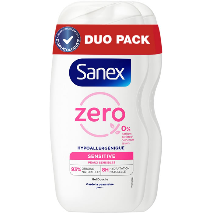 SANEX Zéro % Gel douche hypoallergénique