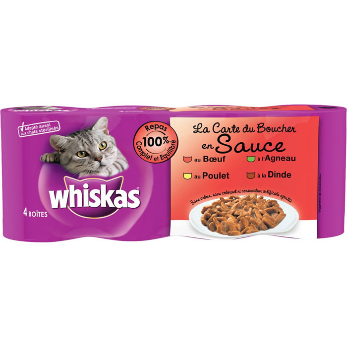 WHISKAS En sauce Les mijotés