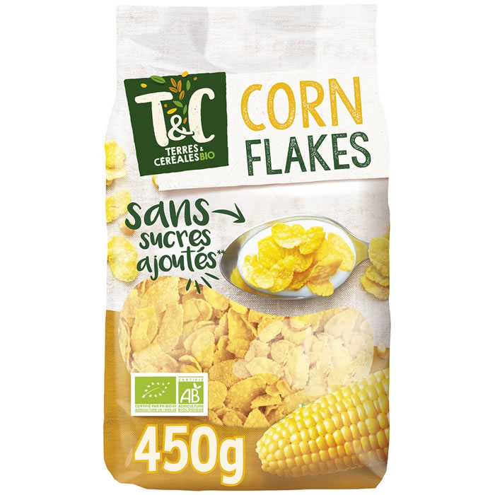 TERRES ET CEREALES Céréales corn flakes sans sucres ajoutés bio