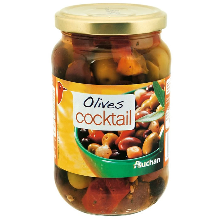 AUCHAN Olives cocktail