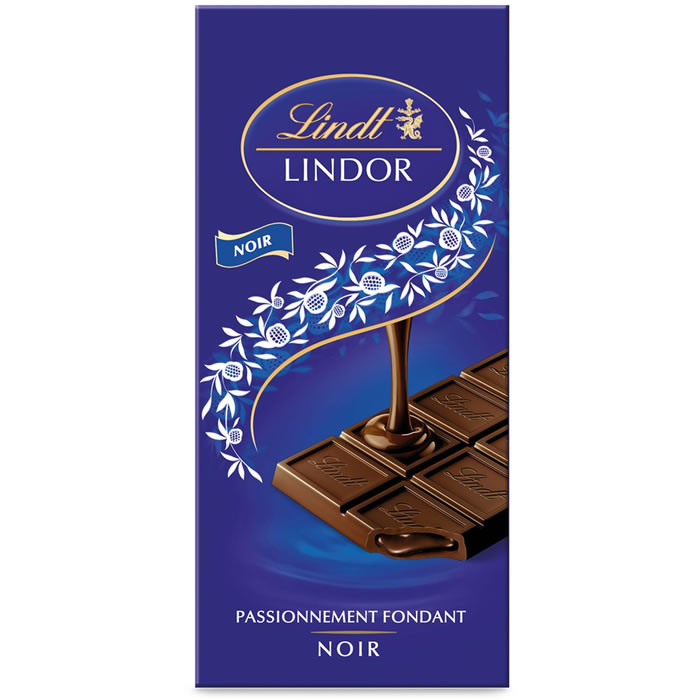 LINDT Lindor Tablette de chocolat noir
