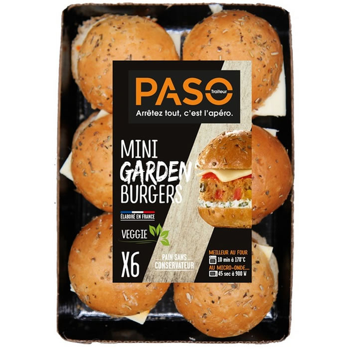 PASO TRAITEUR Mini garden burger