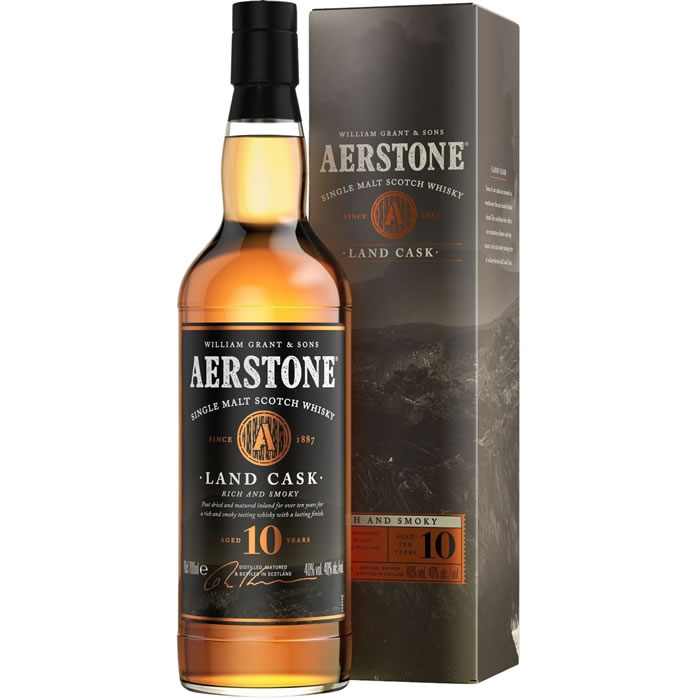 AERSTONE 10 ans Whisky single malt tourbé