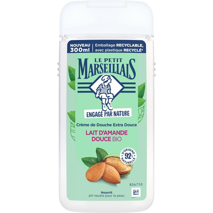 LE PETIT MARSEILLAIS Crème douche au lait d'amande douce