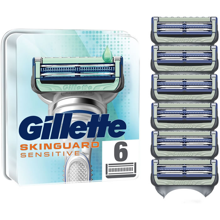 GILLETTE Skinguard Sensitive Recharge pour rasoir 2 lames