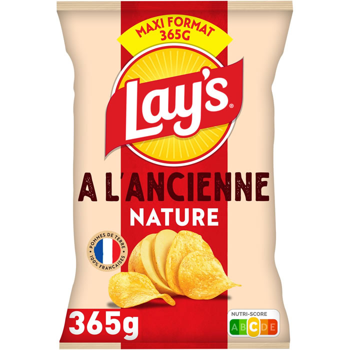 LAY'S Chips à l'ancienne nature