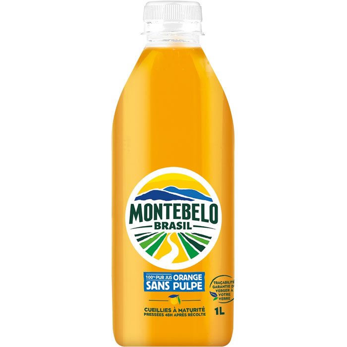 MONTEBELO Brasil Pur jus d'orange sans pulpe
