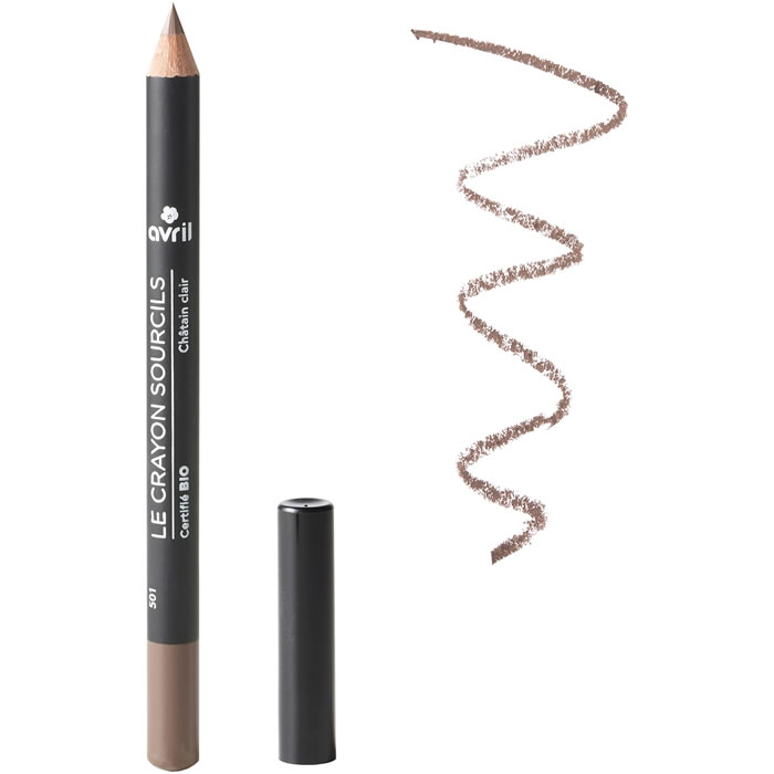 AVRIL Crayon sourcils châtain clair bio