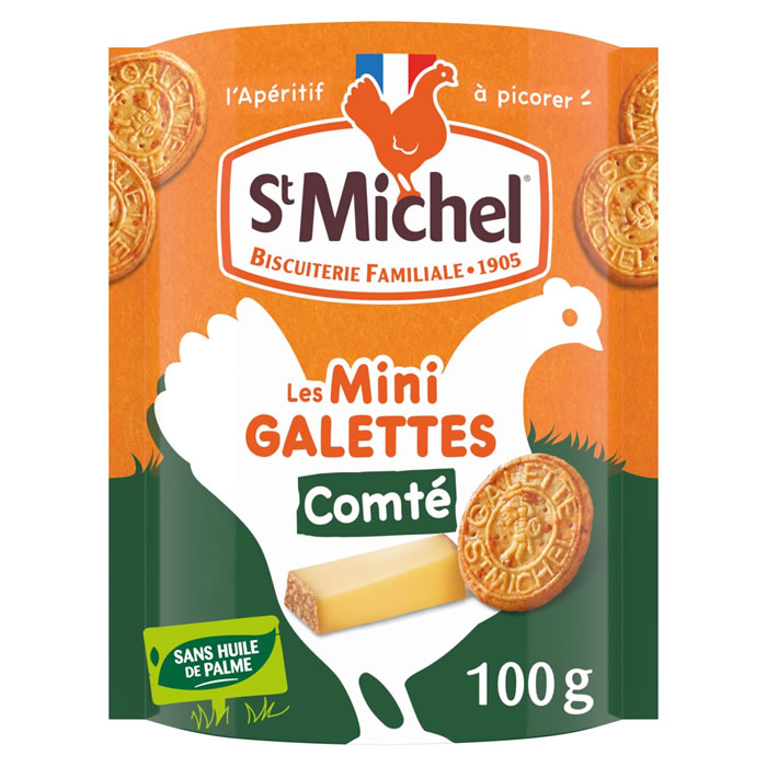 ST MICHEL Mini galettes bretonnes goût comté AOP