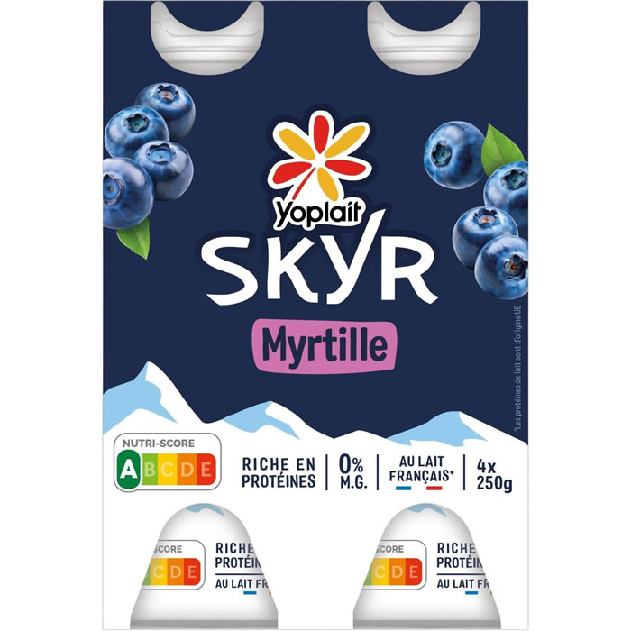 YOPLAIT Skyr à boire à la myrtille