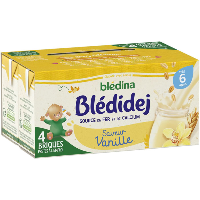 BLEDINA Blédidej Céréales lactées vanille dès 6 mois