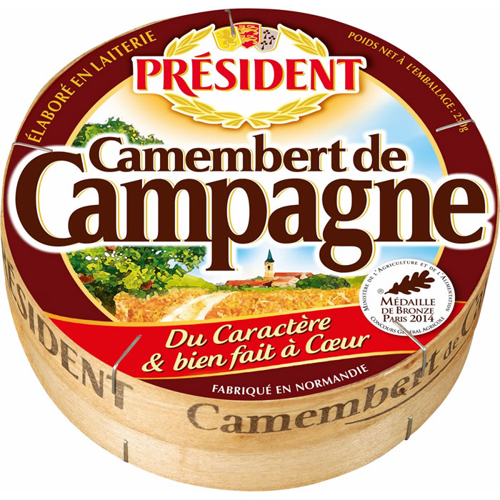 PRESIDENT Camembert de campagne
