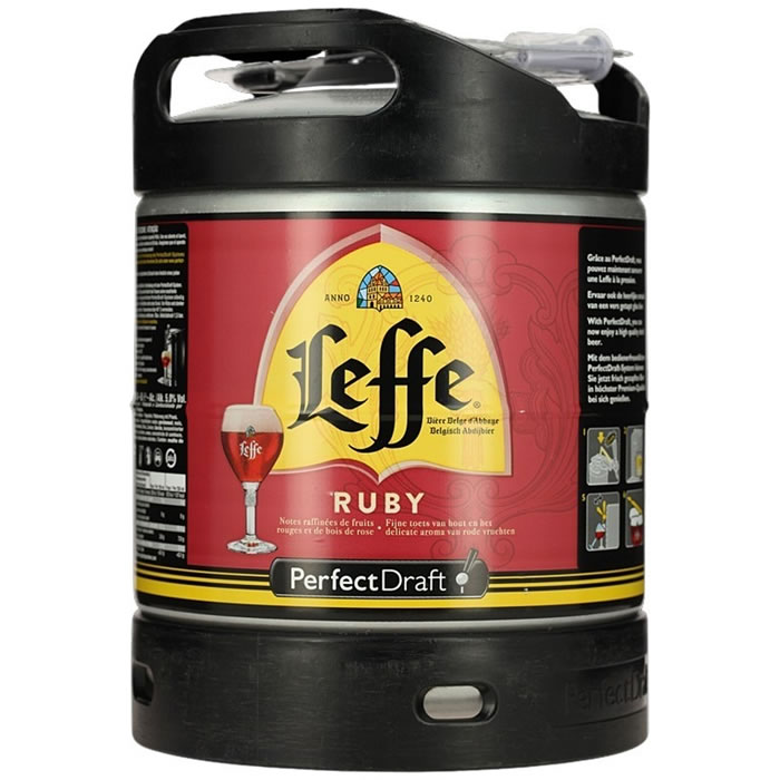 LEFFE D'Abbaye - Ruby - PerfectDraft Fût de bière aux Fruits rouges 5°