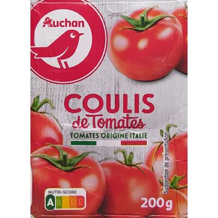 AUCHAN Coulis de tomates