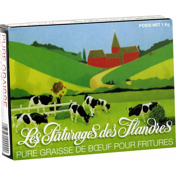 LES PÂTURAGES DES FLANDRES Graisse de bœuf pour friture