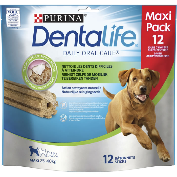 PURINA Dentalife Bâtonnets hygiène bucco-dentaire pour grand chien