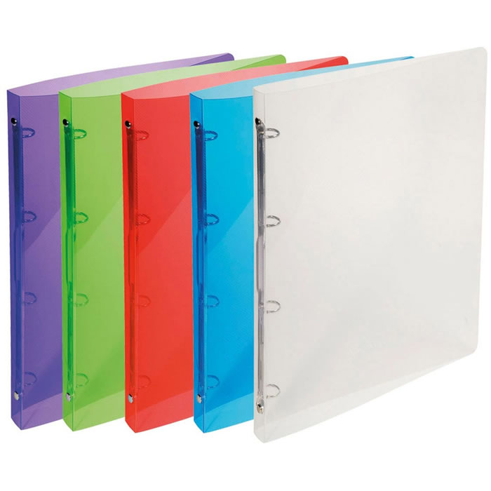 EXACOMPTA Crystal Classeur souple A4