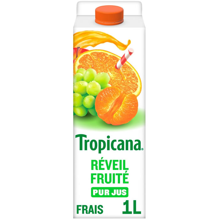 TROPICANA Pure Premium - Réveil fruité Pur jus de 4 fruits