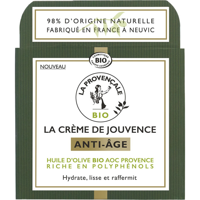 LA PROVENÇALE BIO : Crème anti-âge huile d'olive bio - chronodrive