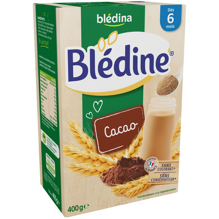 BLEDINA Blédine Céréales en poudre cacao dès 6 mois