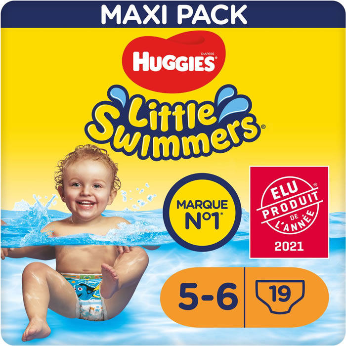 HUGGIES Little Swimmers Culottes de bain et piscine jetables taille 5-6 (12-18 kg)