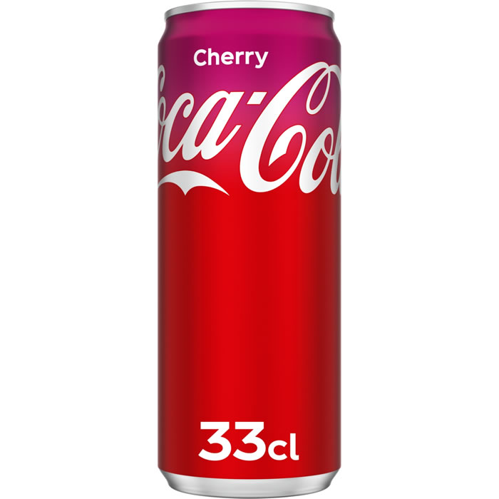 COCA-COLA Cherry Boisson gazeuse aux extraits végétaux cerise