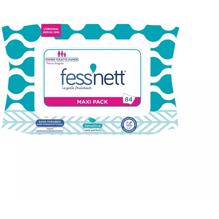FESS'NETT Lingettes papier toilette humide