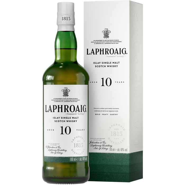 LAPHROAIG Single malt scotch whisky écossais 10 ans