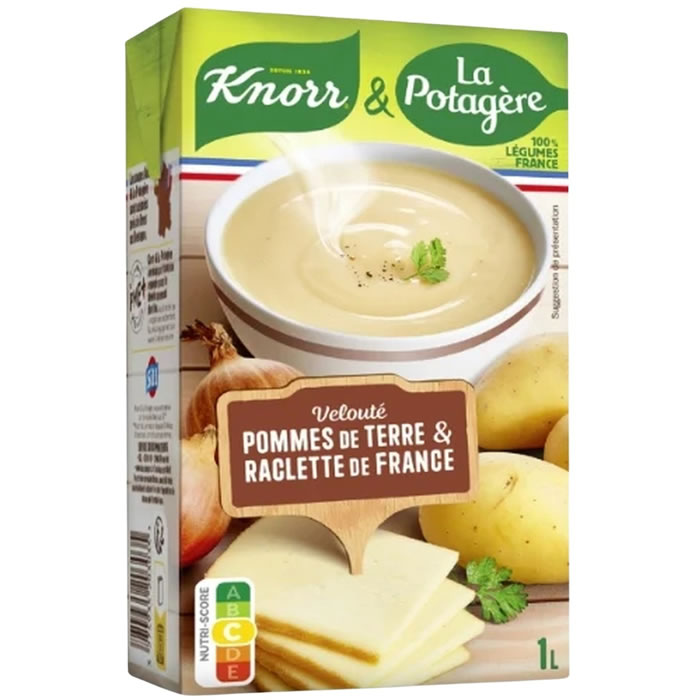 KNORR La Potagère Soupe veloutée à la pommes de terre et raclette