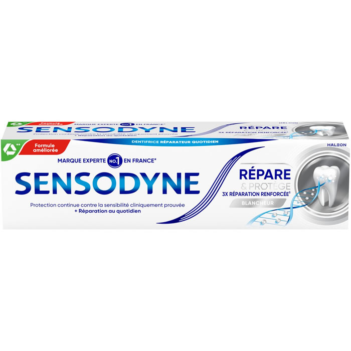 SENSODYNE Dentifrice soin blancheur et réparateur