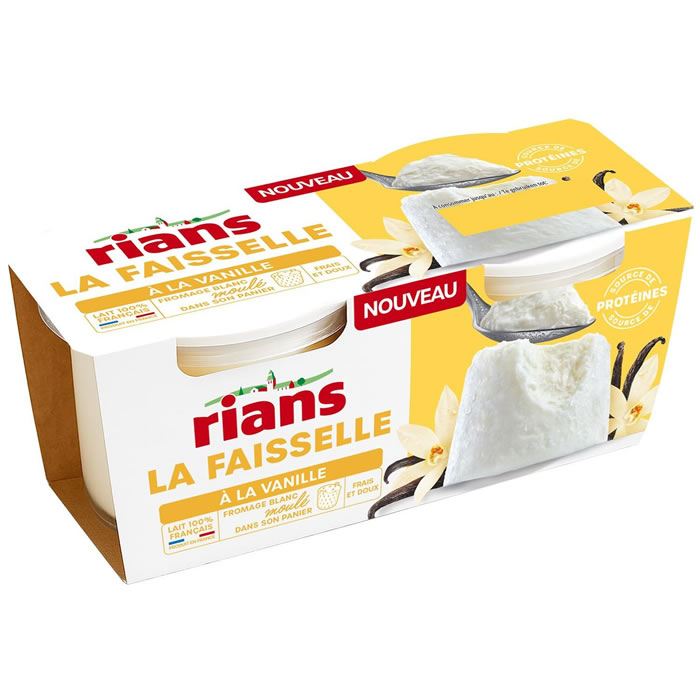 RIANS Faisselle à la vanille