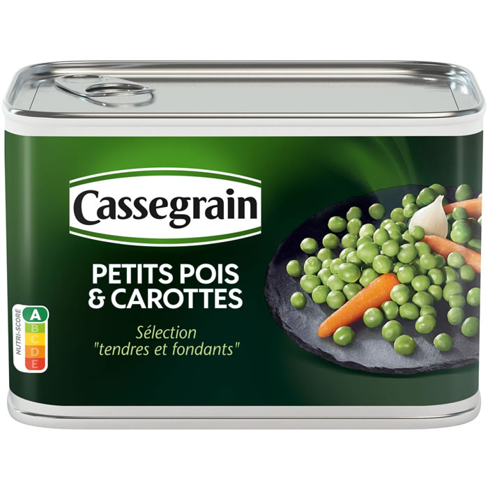 CASSEGRAIN Petits pois et carottes