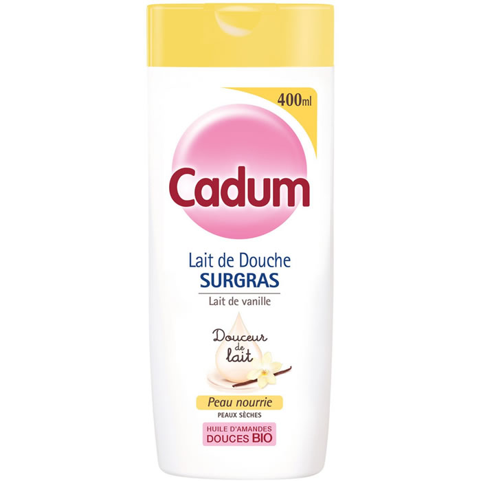 CADUM Surgras Crème douche à l'huile d'amande douce et vanille bio
