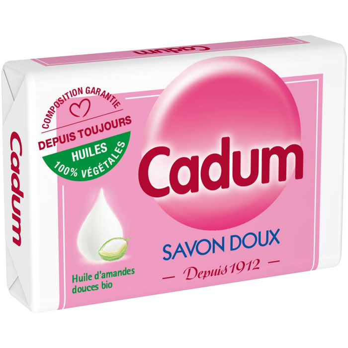 CADUM Savon solide à l'huile d'amandes douces