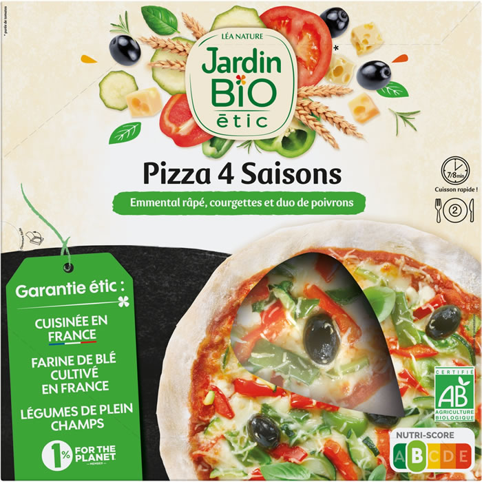 JARDIN BIO Pizza 4 saisons bio