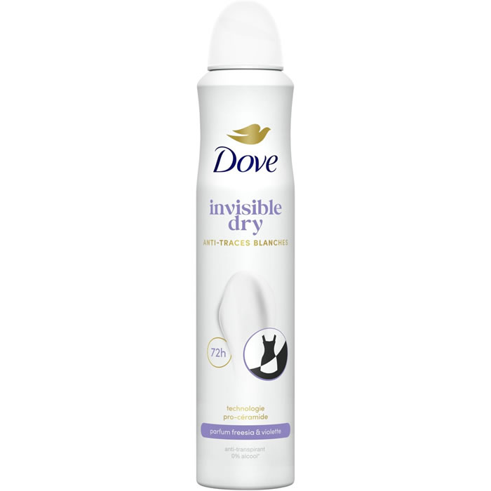 DOVE Invisible Dry Déodorant spray anti-traces 72h
