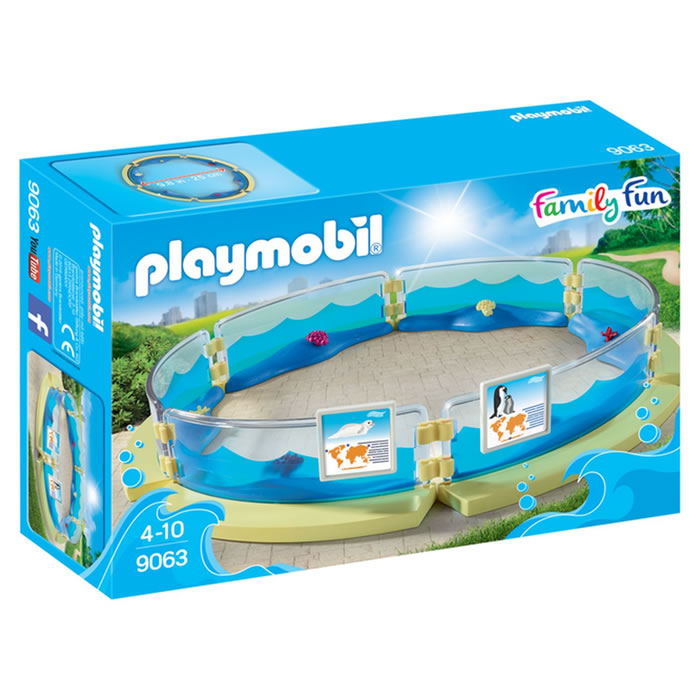 PLAYMOBIL Family Fun - 9063 Enclos pour Animaux marins