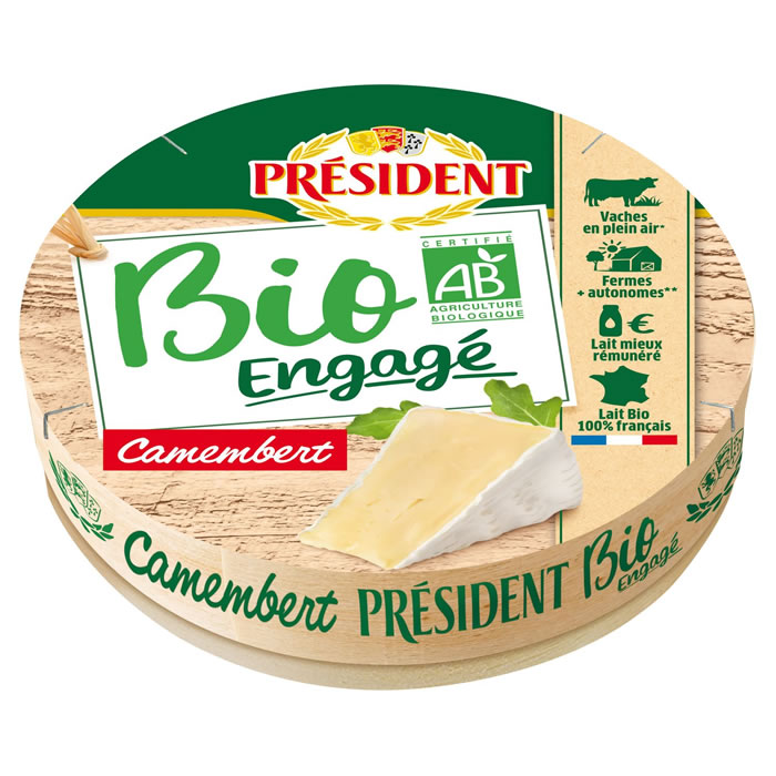 PRESIDENT Engagé Camembert bio