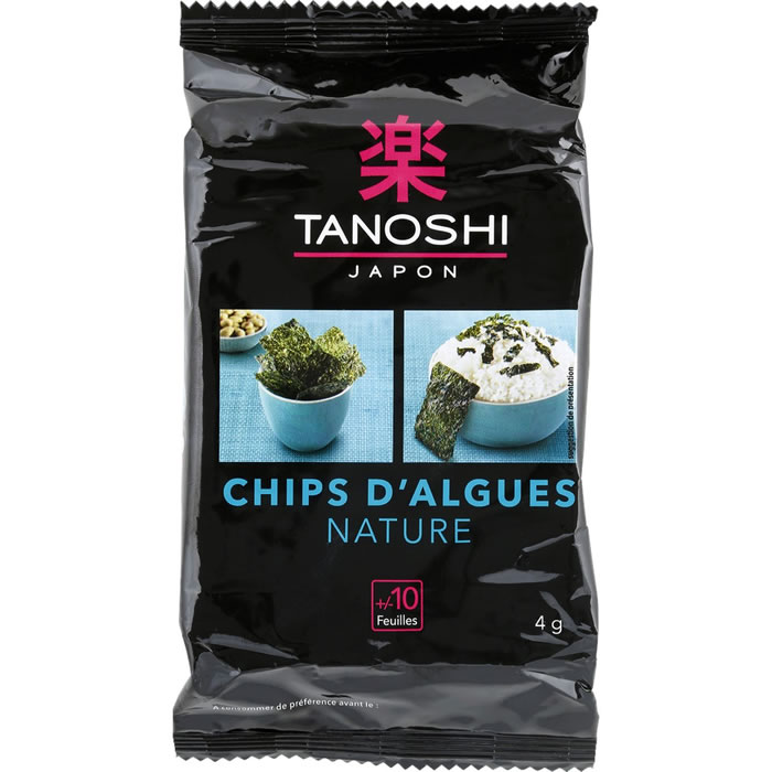 TANOSHI Japon Chips d'algues nature
