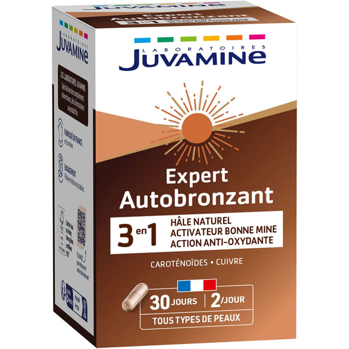 JUVAMINE Complément Alimentaire auto bronzant