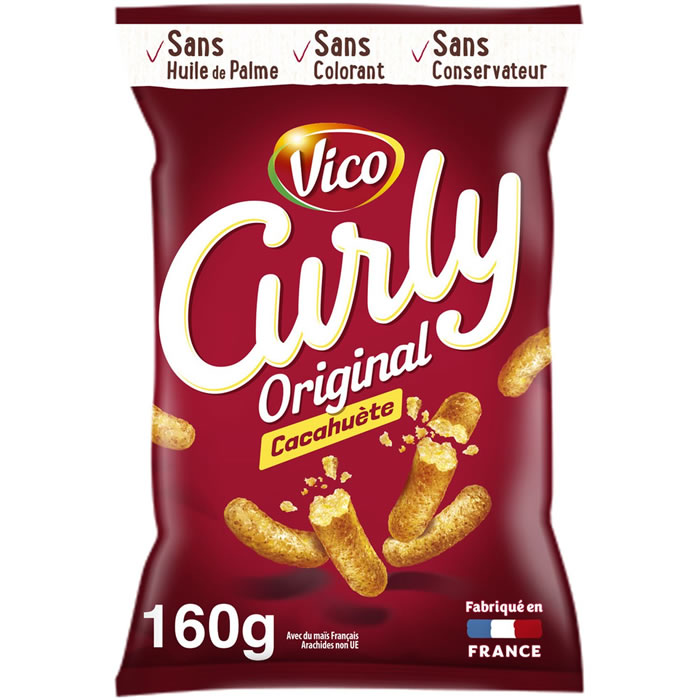 VICO Curly Soufflés à la cacahuète original