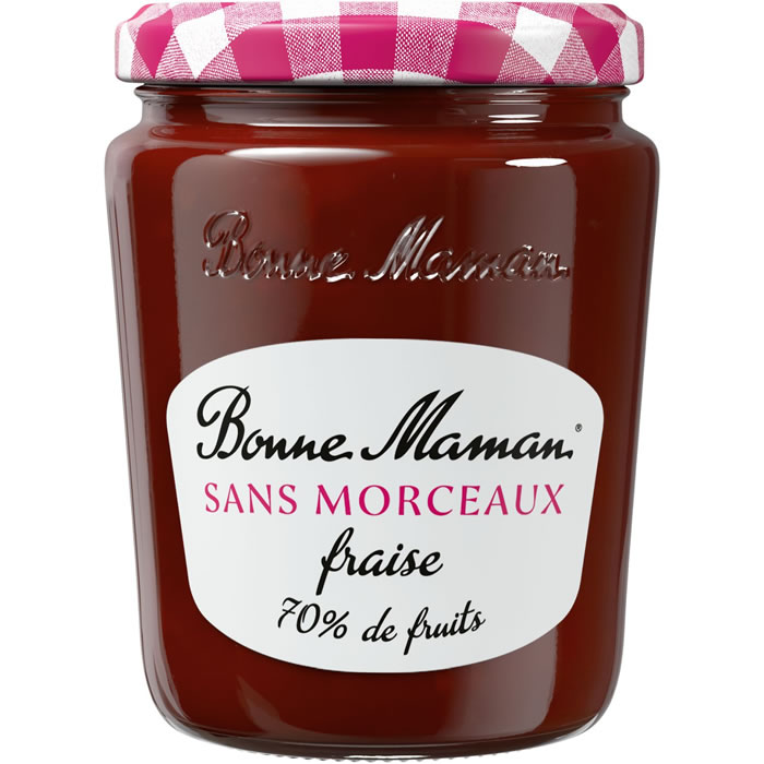 BONNE MAMAN Confiture de fraise sans morceaux