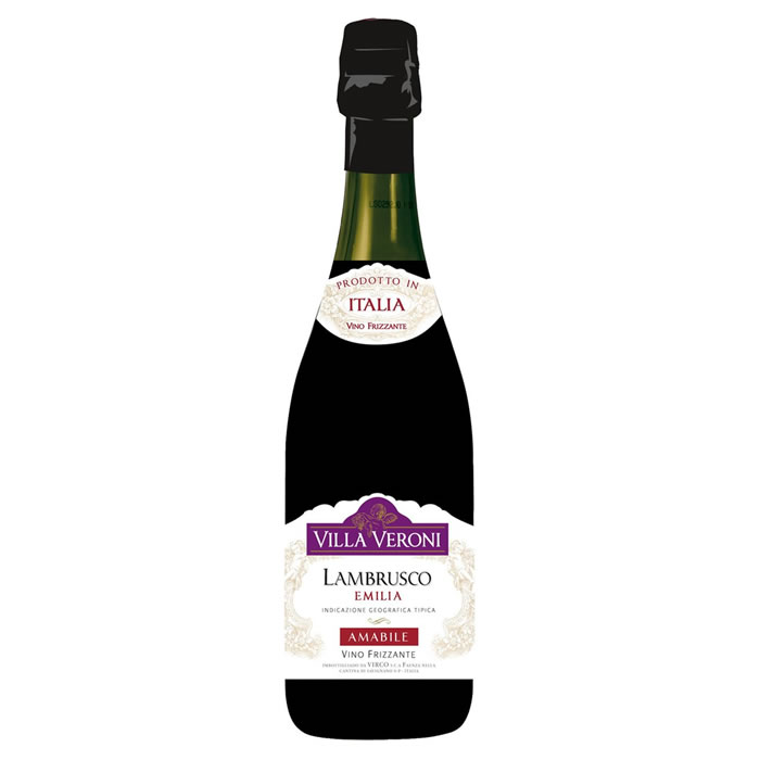 LAMBRUSCO - IGP Villa Veroni Vin rouge pétillant